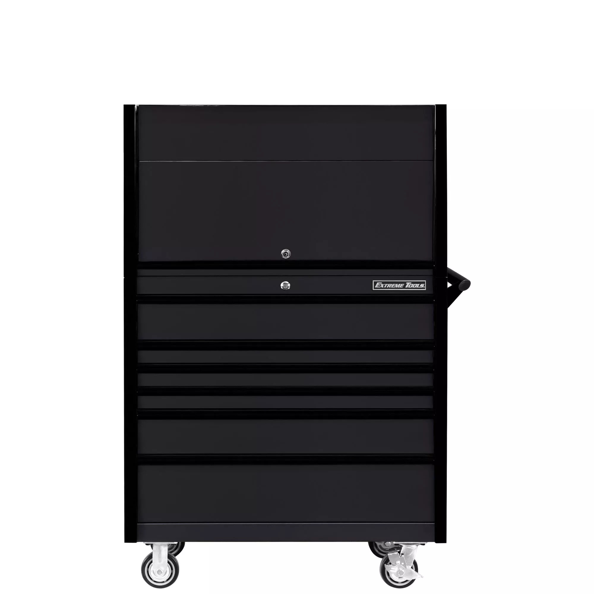 What feature helps keep the hutch lid open?