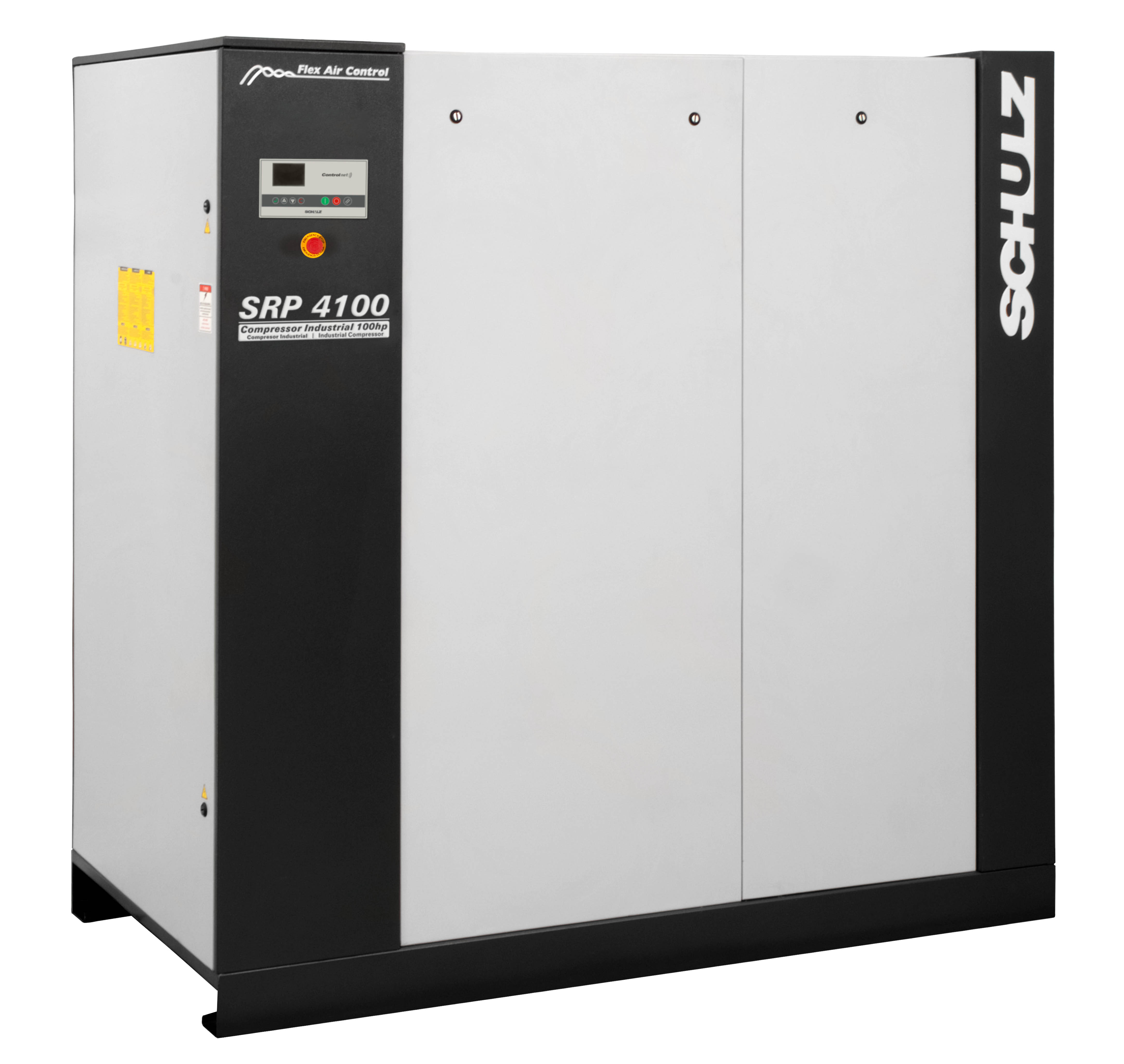 What kind of control panel does this air compressor use?