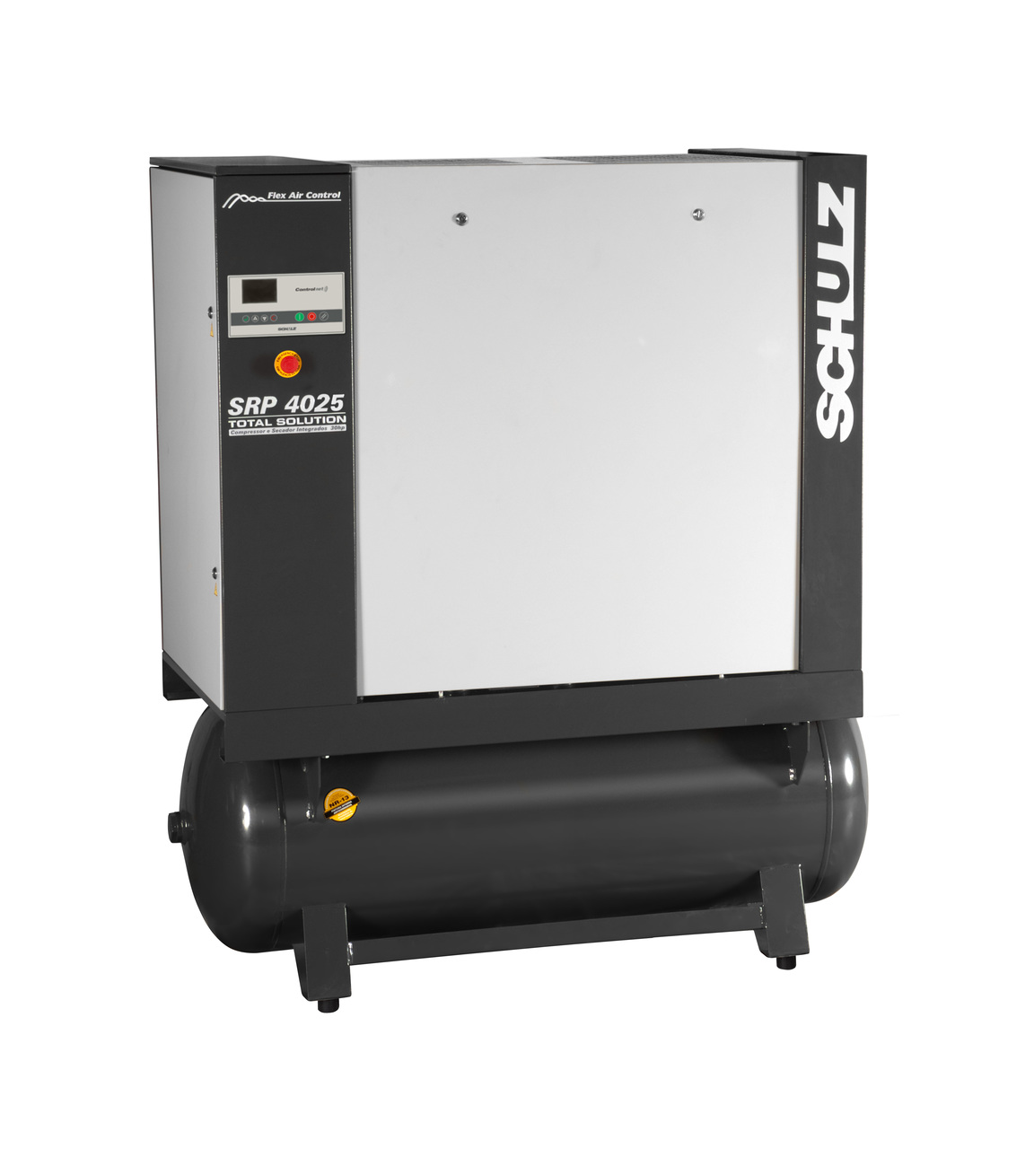 Schulz SRP 4025E Flex 25 HP 208-230 Volt Three Phase Variable Speed Rotary Screw Air Compressor Questions & Answers