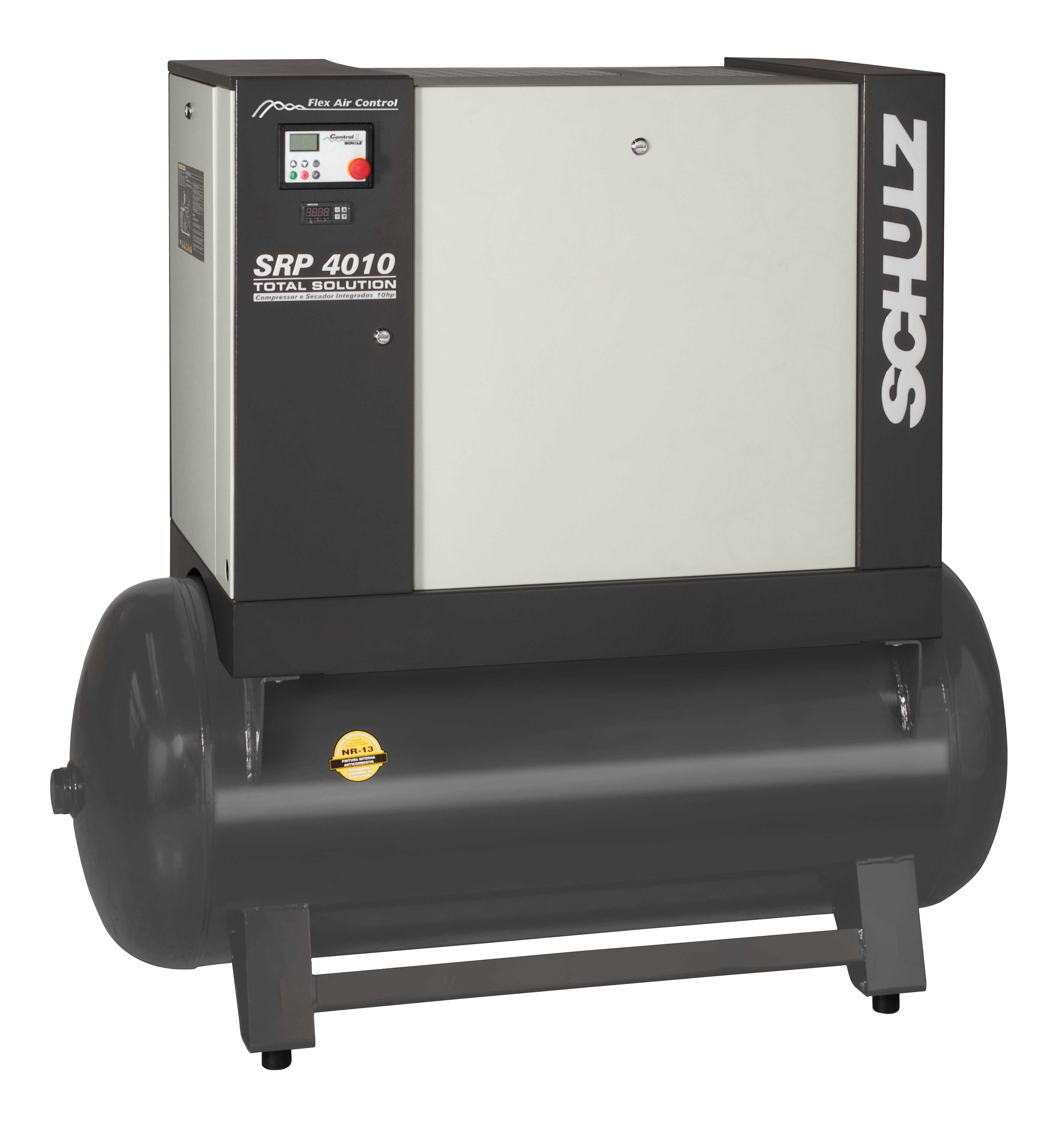Schulz SRP 4010 Flex 10 HP 460 Volt Three Phase Variable Speed Rotary Screw Air Compressor Questions & Answers