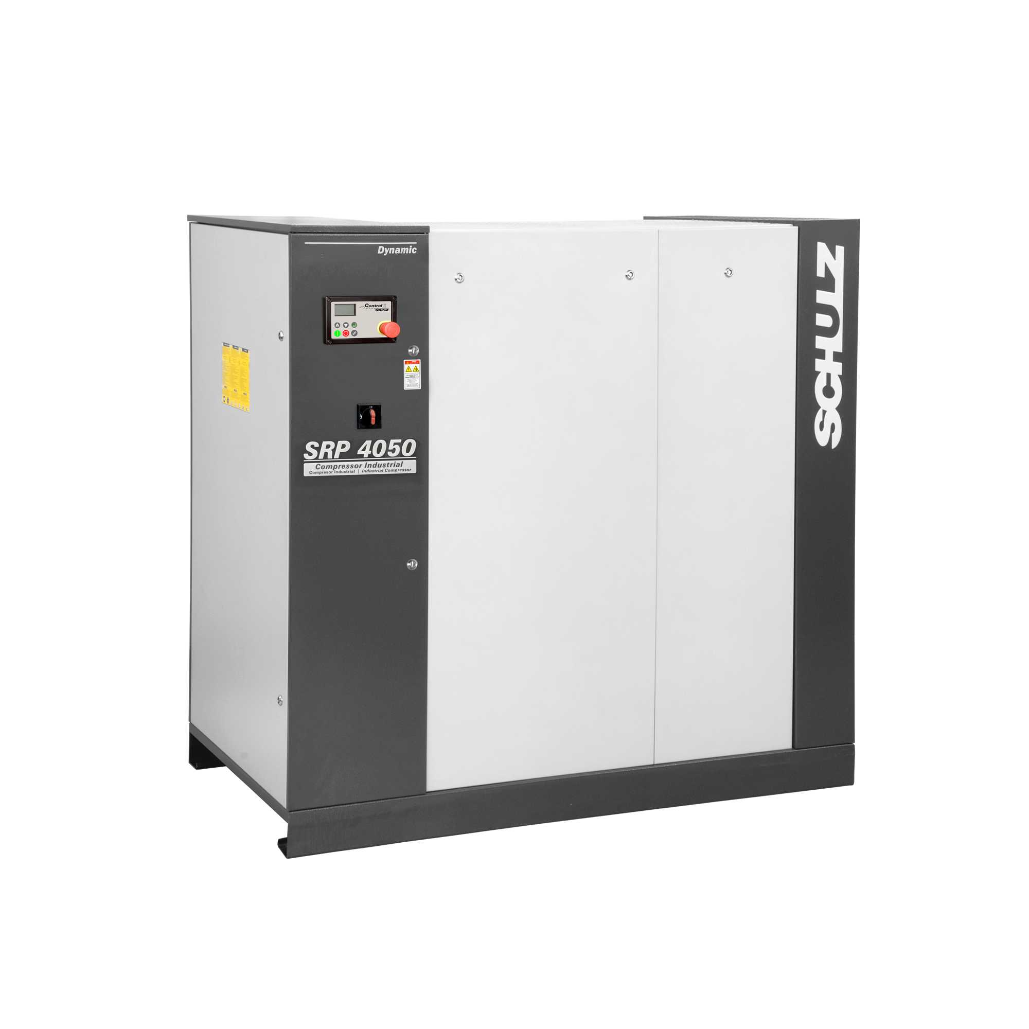 Schulz SRP 4050E Dynamic 50 HP 208-230 Volt Three Phase Rotary Screw Air Compressor Questions & Answers