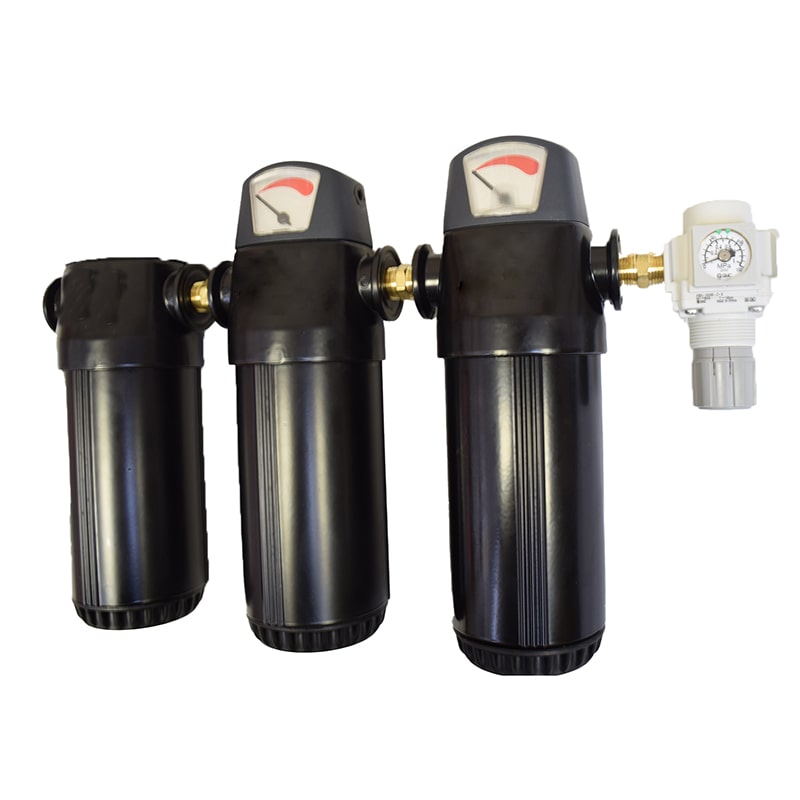 What type of filters are included in the system?