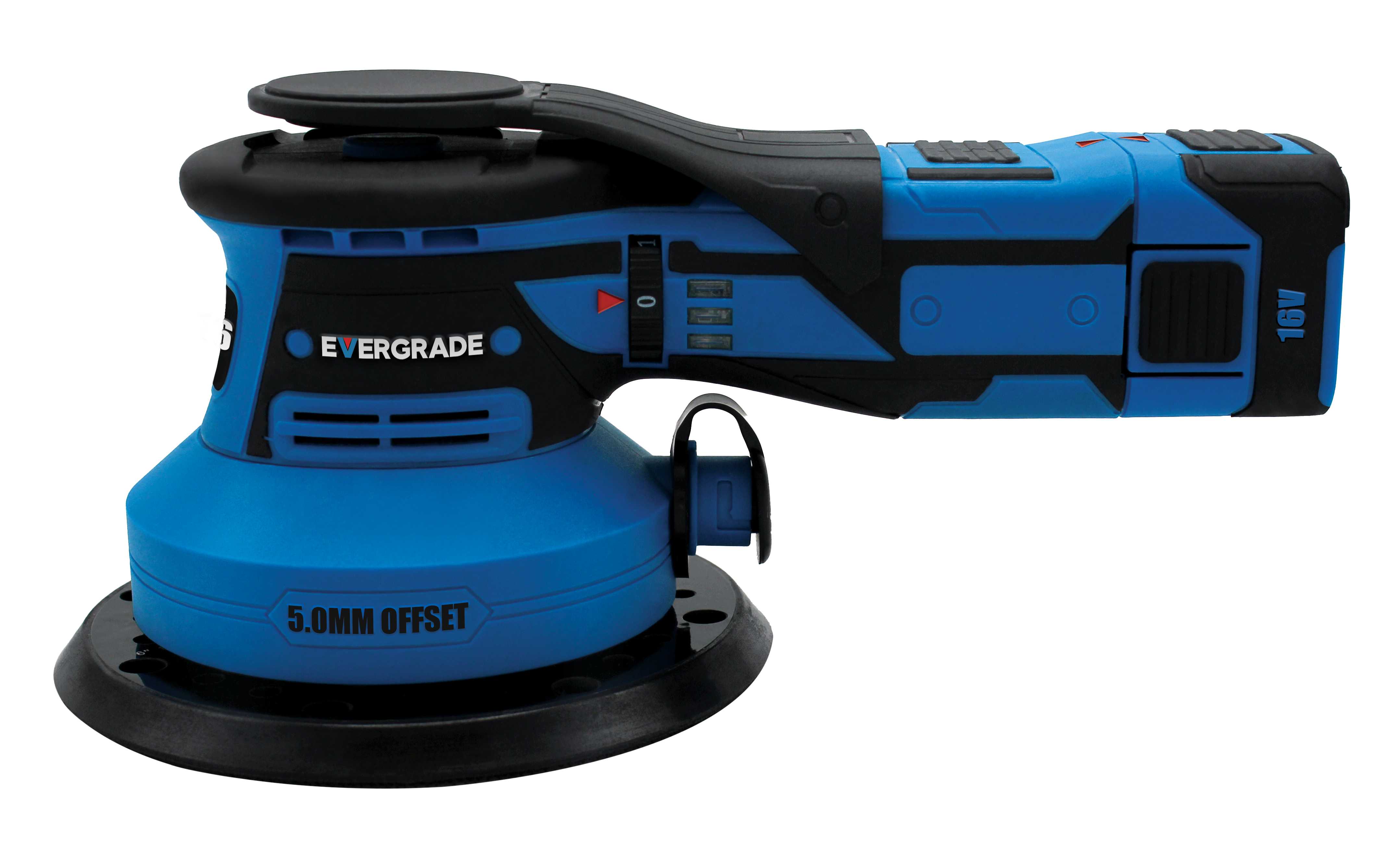 What is the maximum speed setting of the sander?