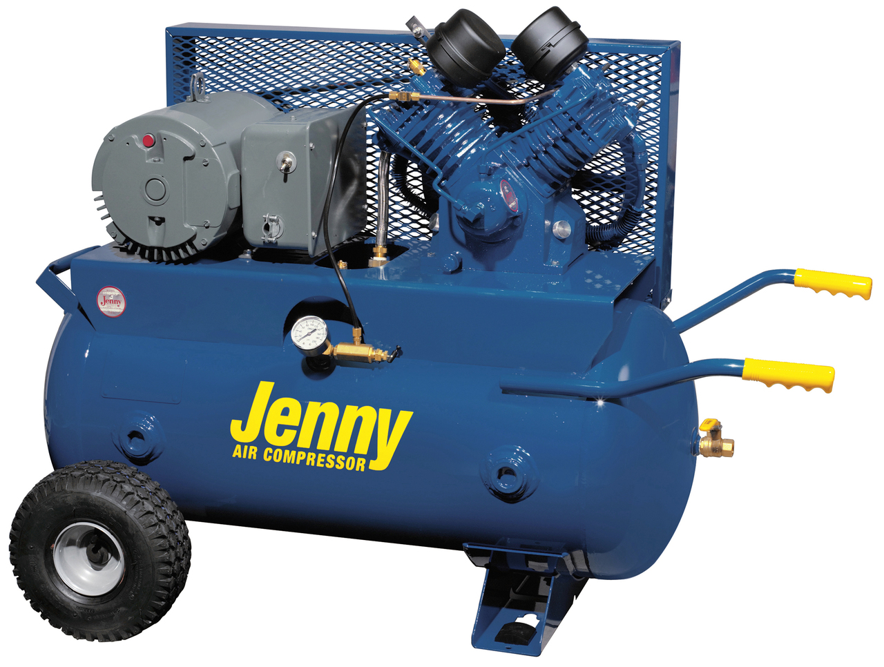 Jenny G5E-30P-230/1 5 HP 230 Volt Single Phase 30 Gallon Air Compressor Questions & Answers