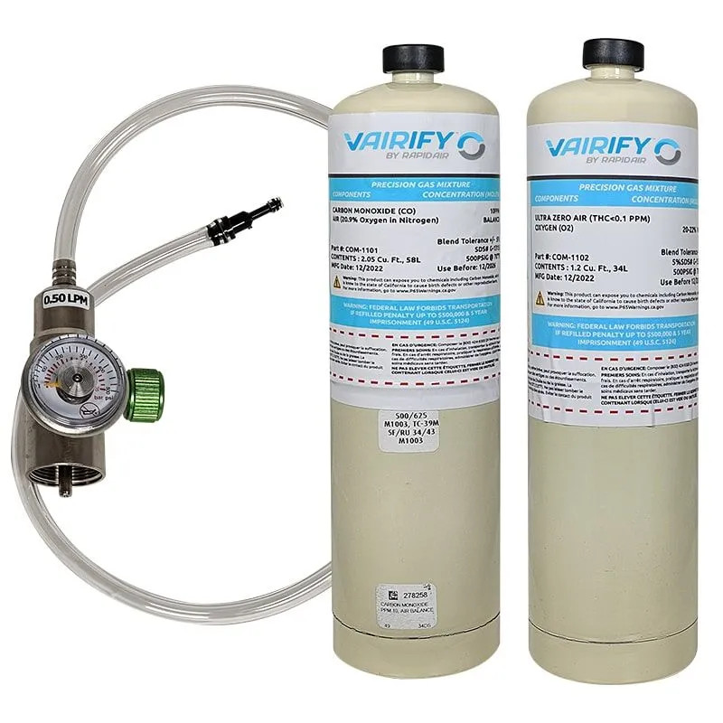 Vairify CAL-1050 Breathing Air Monitoring Calibration Kit Questions & Answers