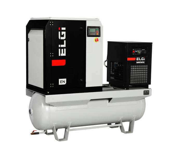 What type of regulation does the air compressor have?