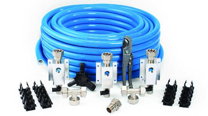 What fittings are included in the kit?