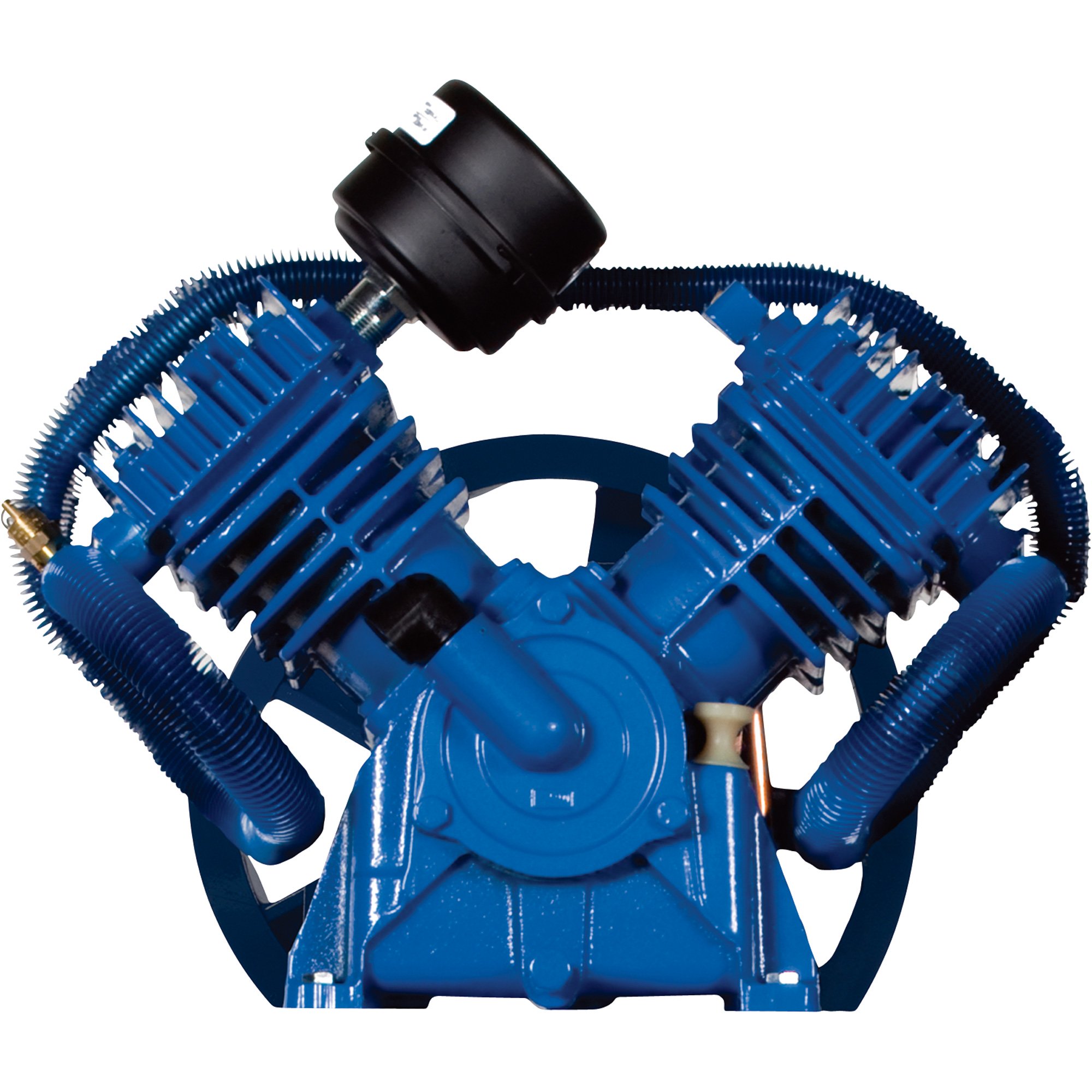 What is the oil capacity of Quincy compressor Qt 54?