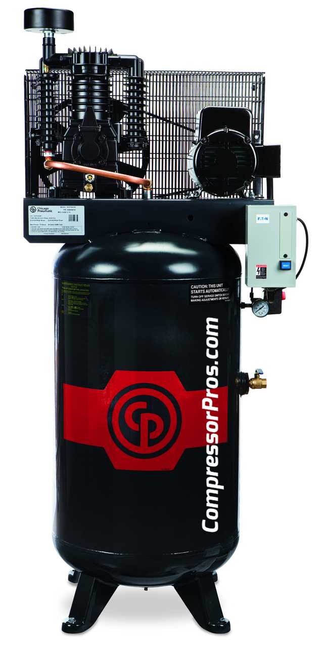 Chicago Pneumatic RCP-583V 5 HP 3 Ph 2 Stage Air Compressor Questions & Answers