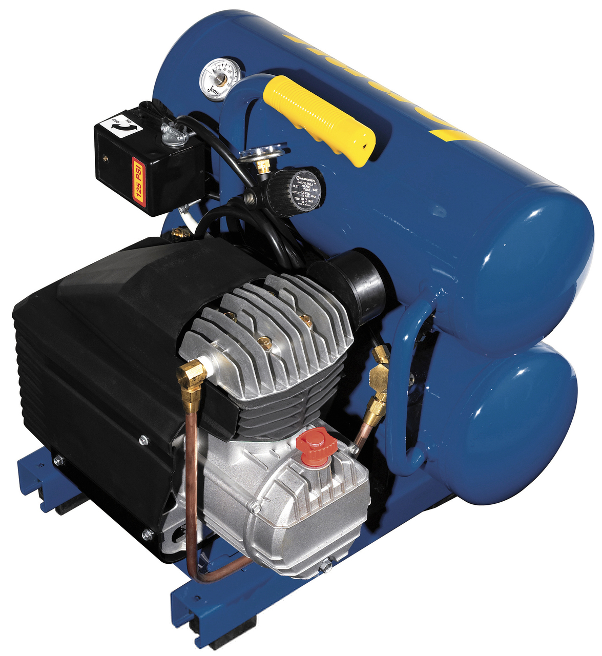 Does the Jenny AM780-HC4V Air Compressor use oil lubrication?