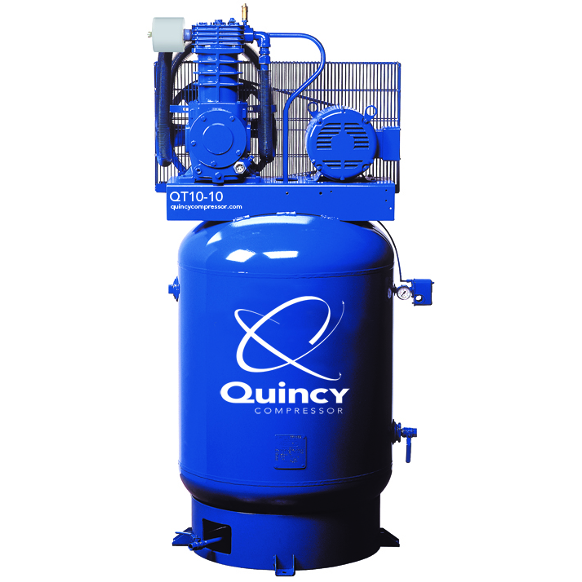 Quincy P2103DS12VCB23 10 HP PRO, 230 Volt Three Phase, Two Stage, 120 Gallon Vertical Air Compressor Questions & Answers