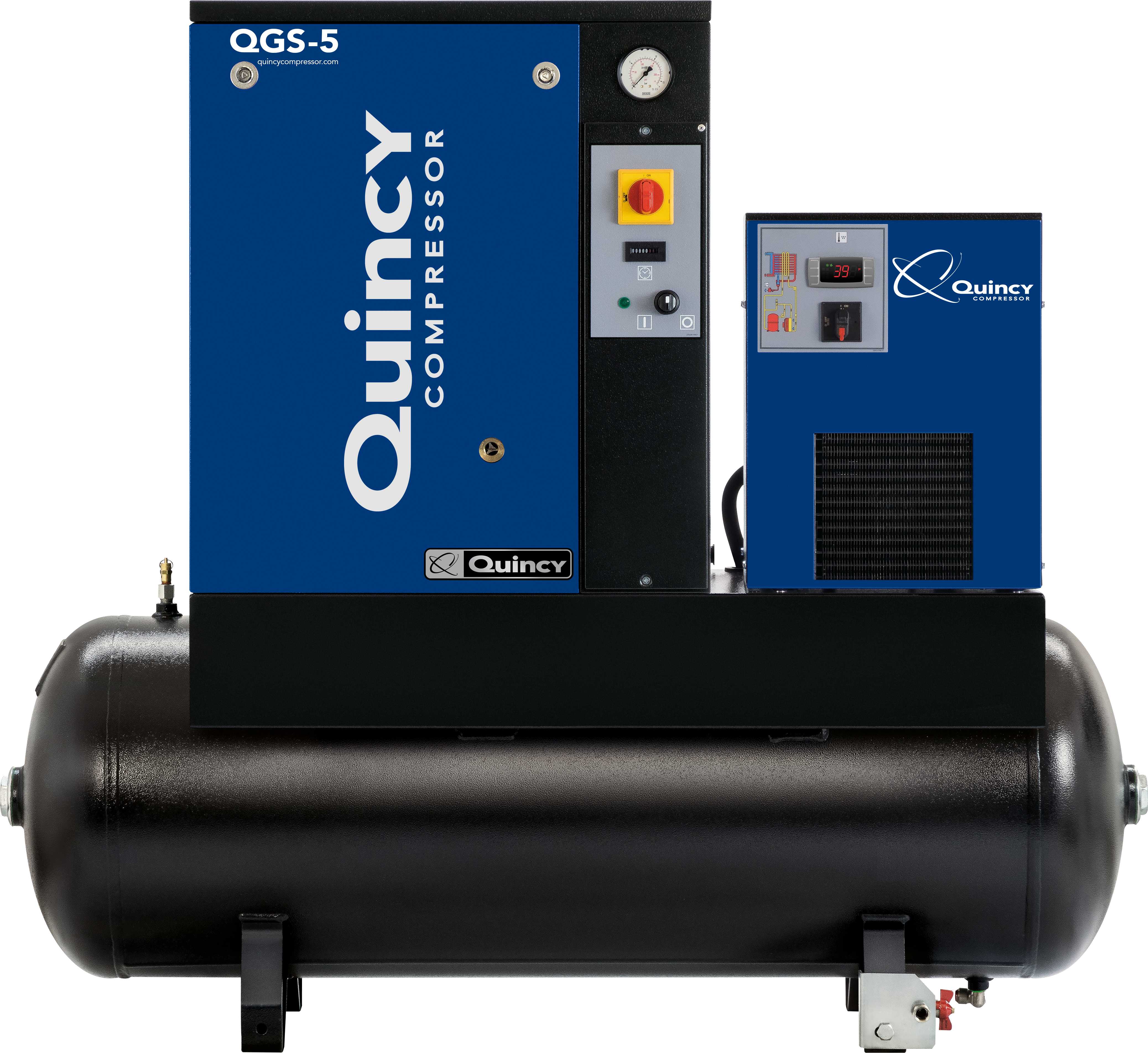 What type of lubricant does the compressor use?