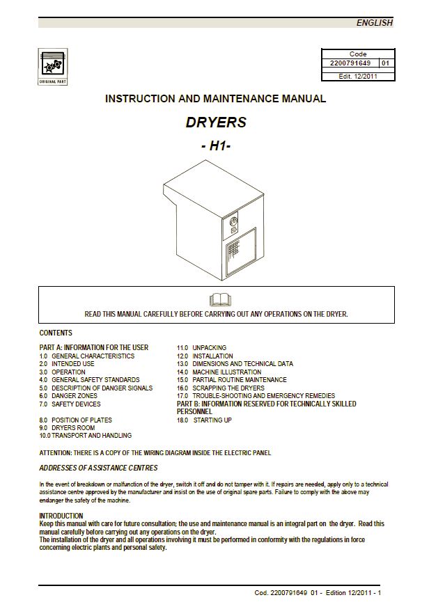 Chicago Pneumatic CPXHT Dryer Manual Questions & Answers