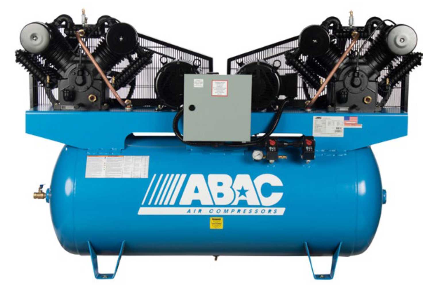 ABAC ABC10-23120HD 2 x 10 HP 208-230 Volt Three Phase Two Stage Duplex Air Compressor Questions & Answers
