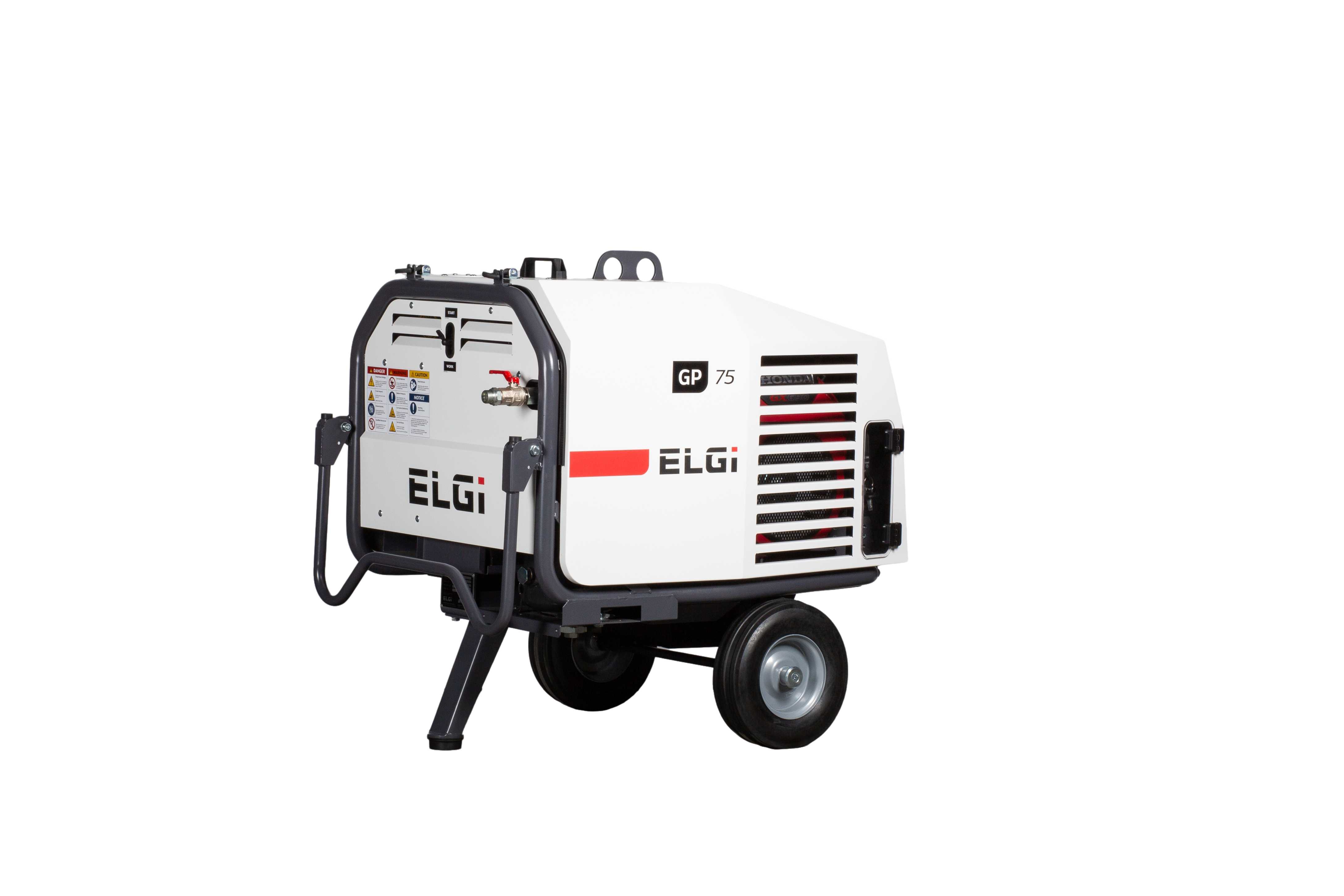 Elgi GP75 22 HP Honda Engine Driven 73 CFM Portable Rotary Screw Air Compressor Questions & Answers