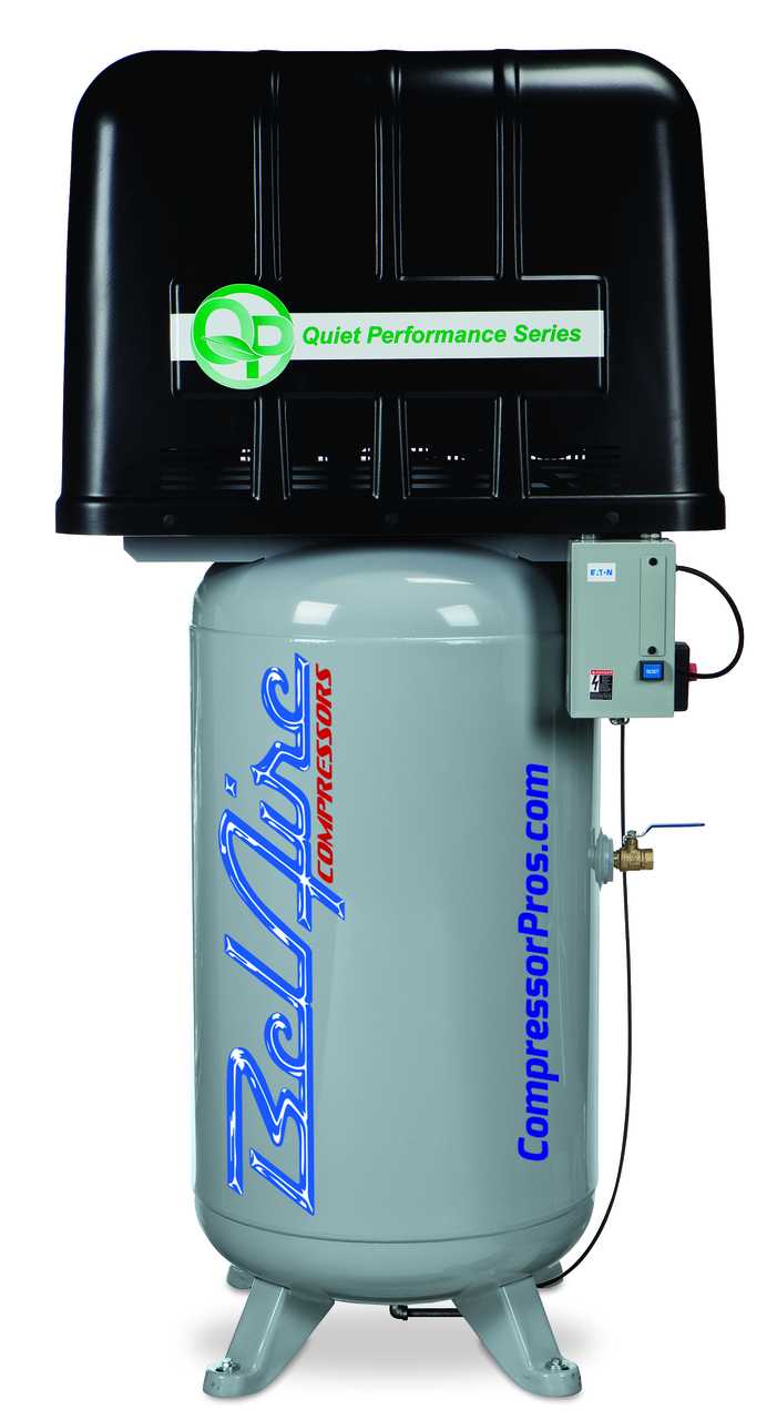 How does the noise level compare to a standard piston air compressor?