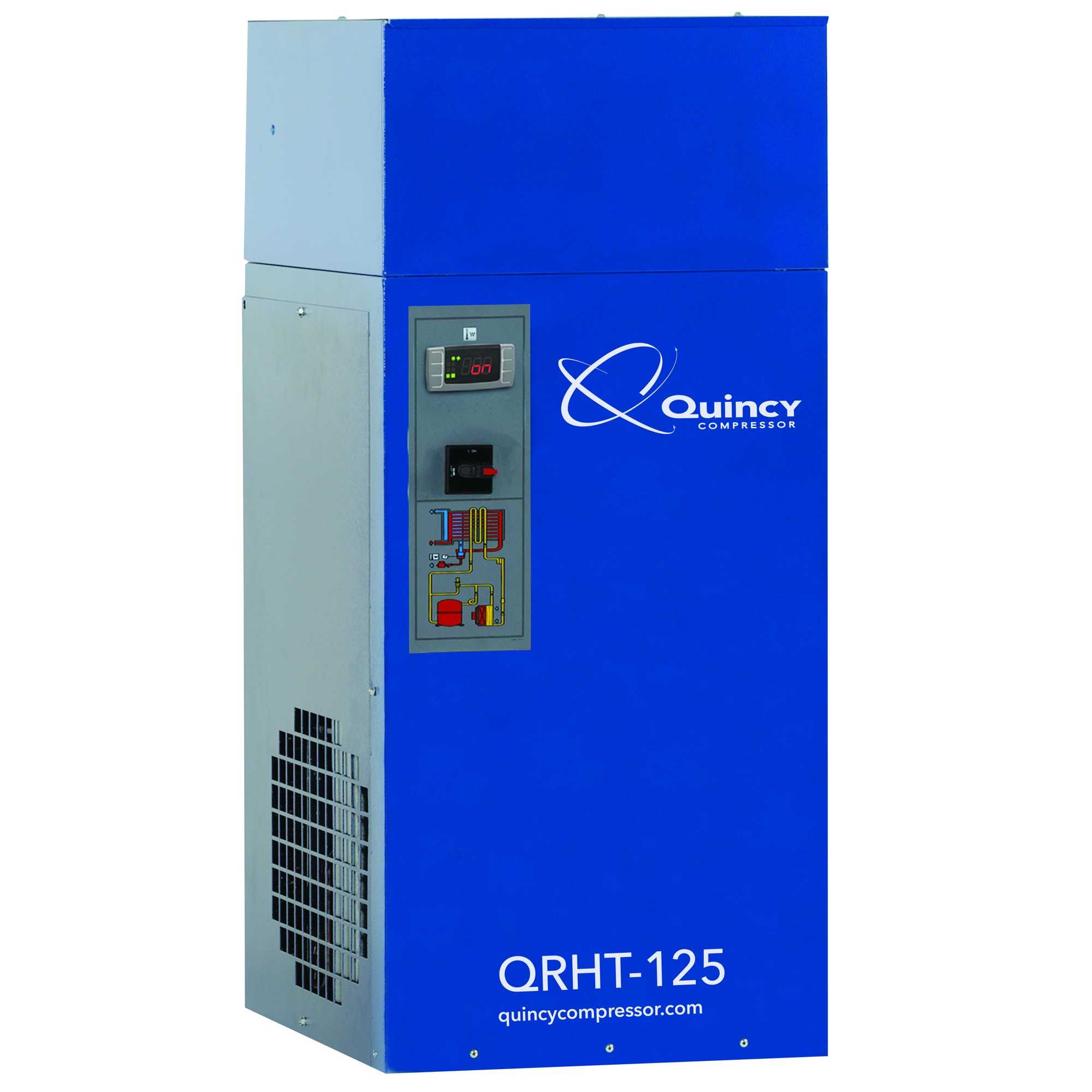 Quincy QRHT 125, 125 CFM High Inlet Temperature Refrigerated Air Dryer Questions & Answers