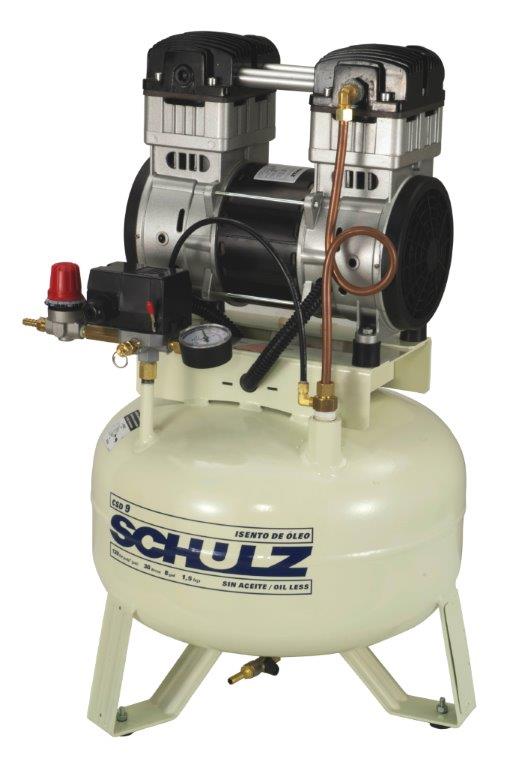 Can you run an oil-free compressor on its side?