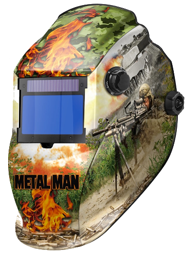 Metal Man AM8725SGC Auto-Darkening Welding Helmet Questions & Answers