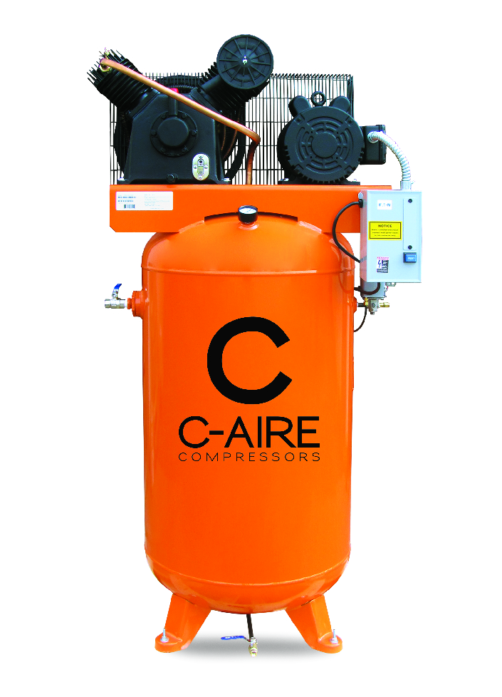 C-Aire A050V080-1230FP 5HP Single Phase Two Stage 80 Gallon Full Featured Air Compressor Questions & Answers