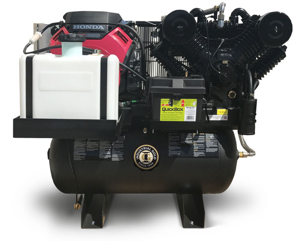 What is the advantage of having an alternator on the engine?
