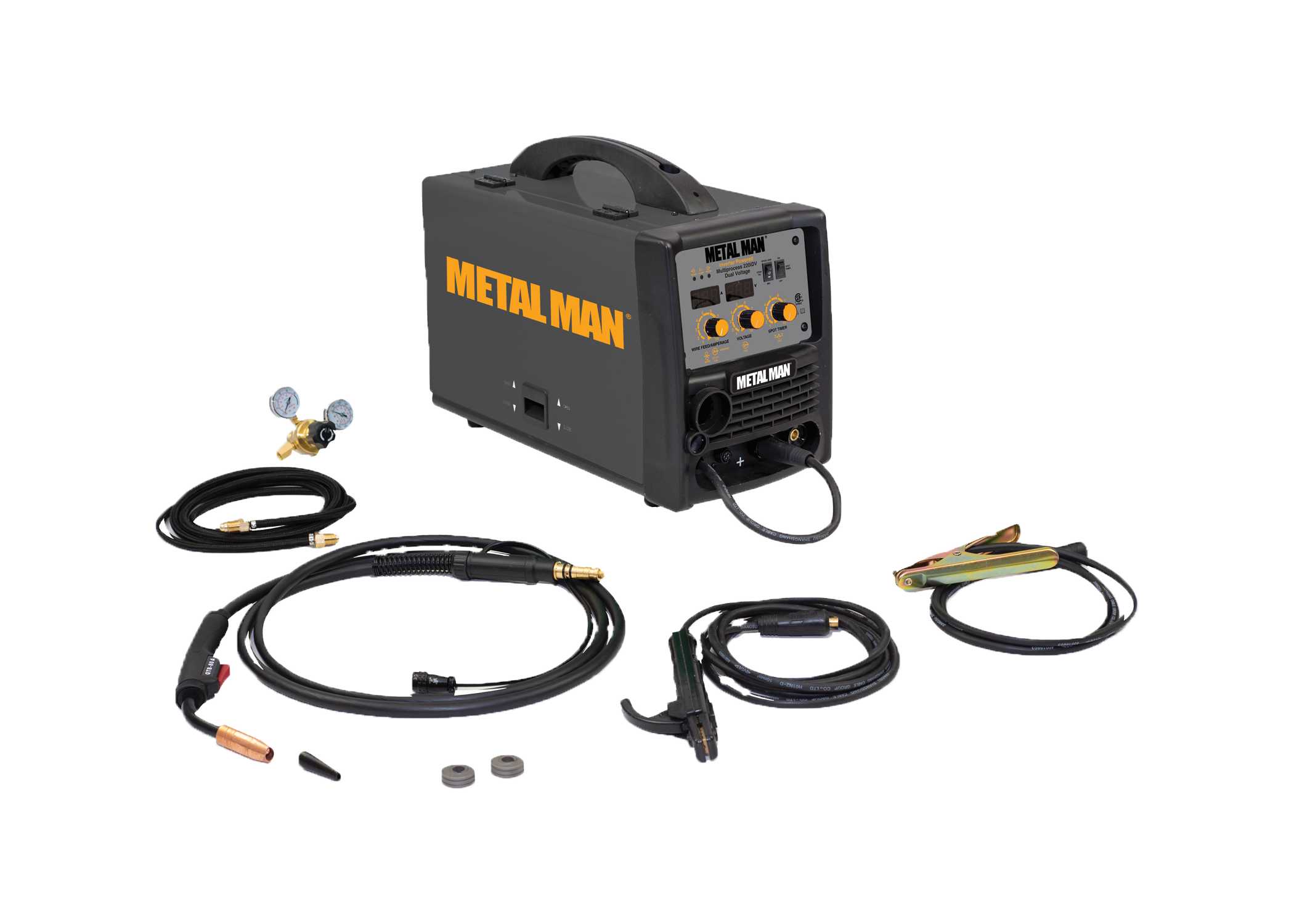 What is the no-load voltage of the welder?