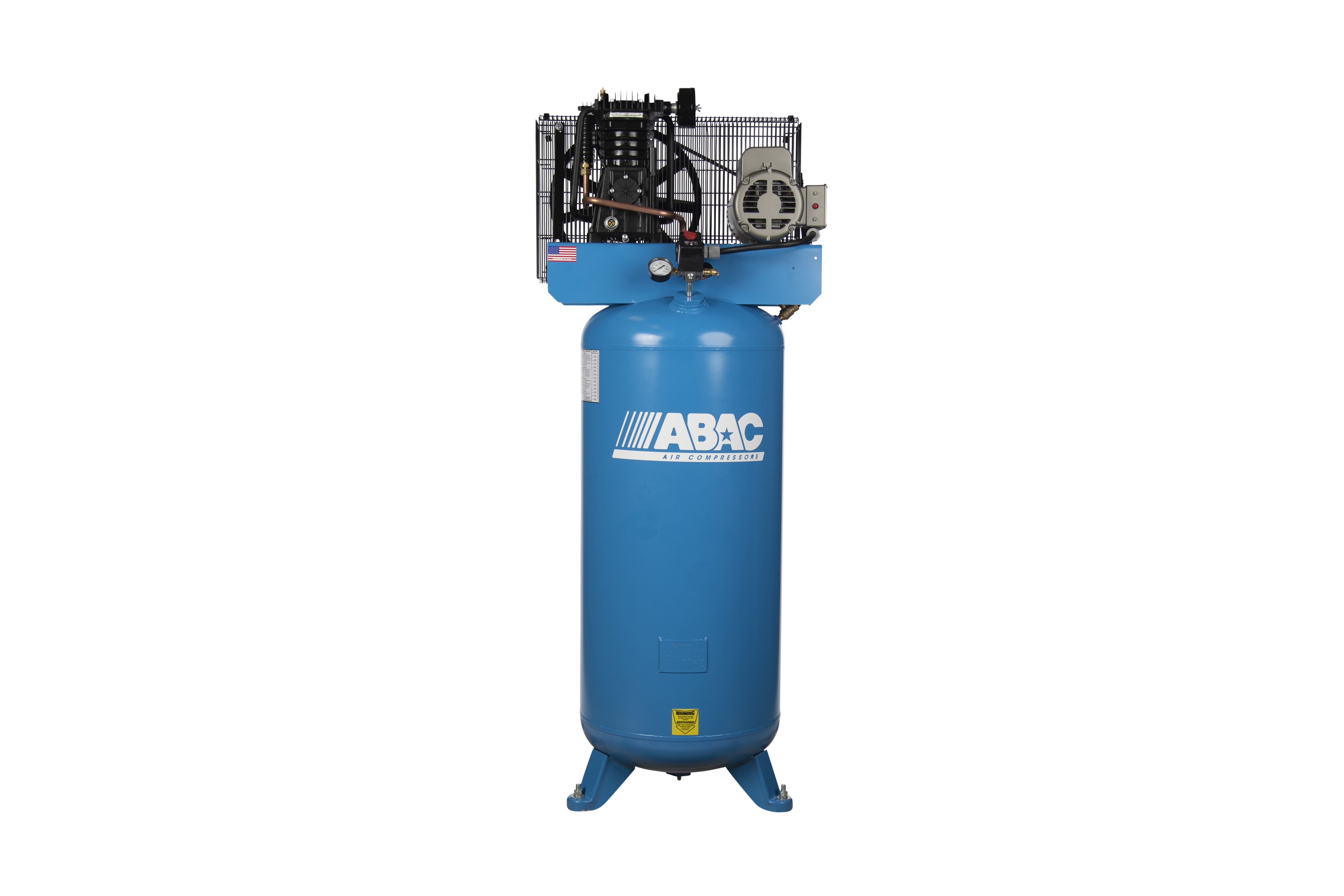 ABAC AB5-2160V4 5 HP 230 Volt Single Phase Two Stage 60 Gallon Vertical Air Compressor Questions & Answers