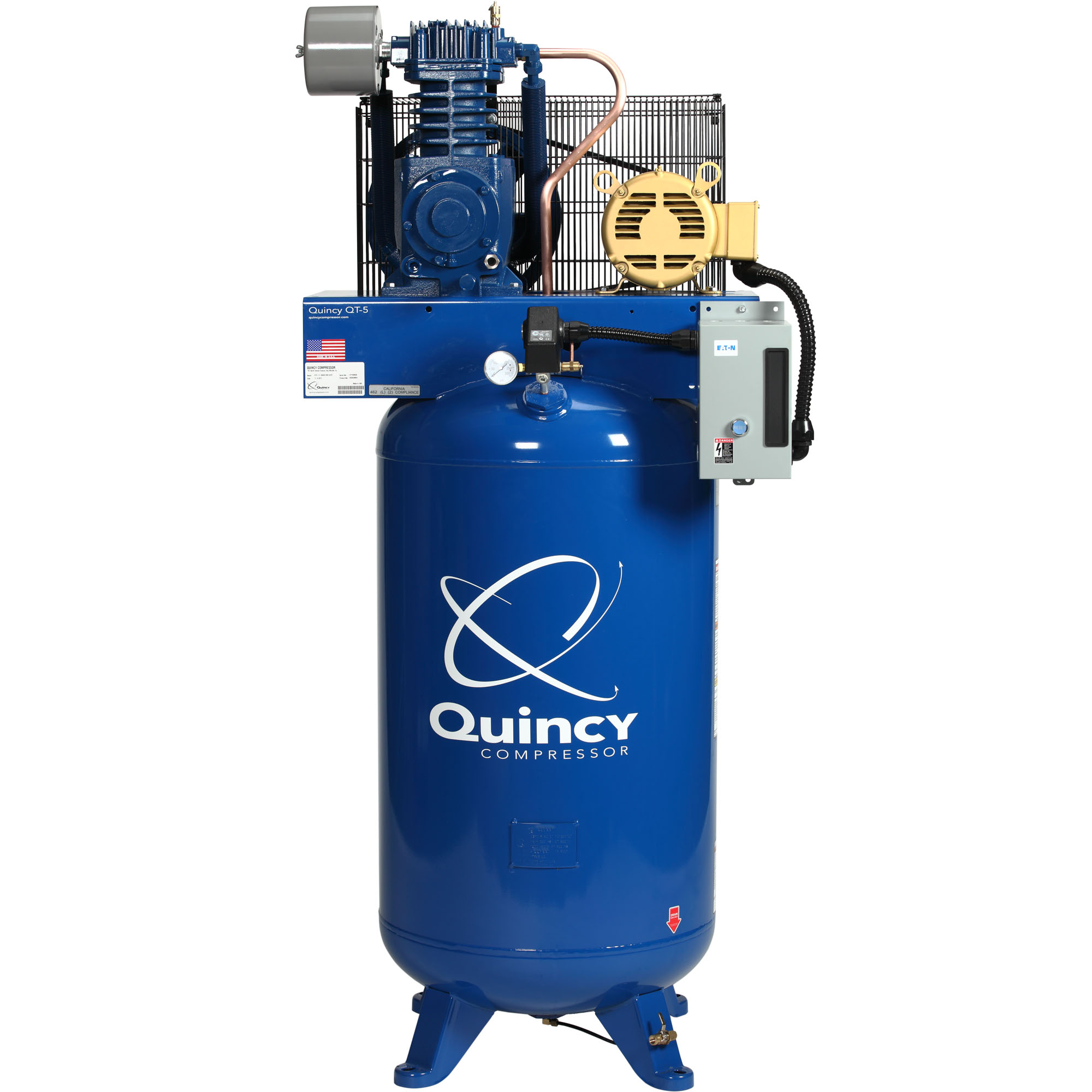 Quincy 453DS80VCB23 (253DS80VCB23) 5 HP PRO 230 Volt Three Phase Compressor Questions & Answers