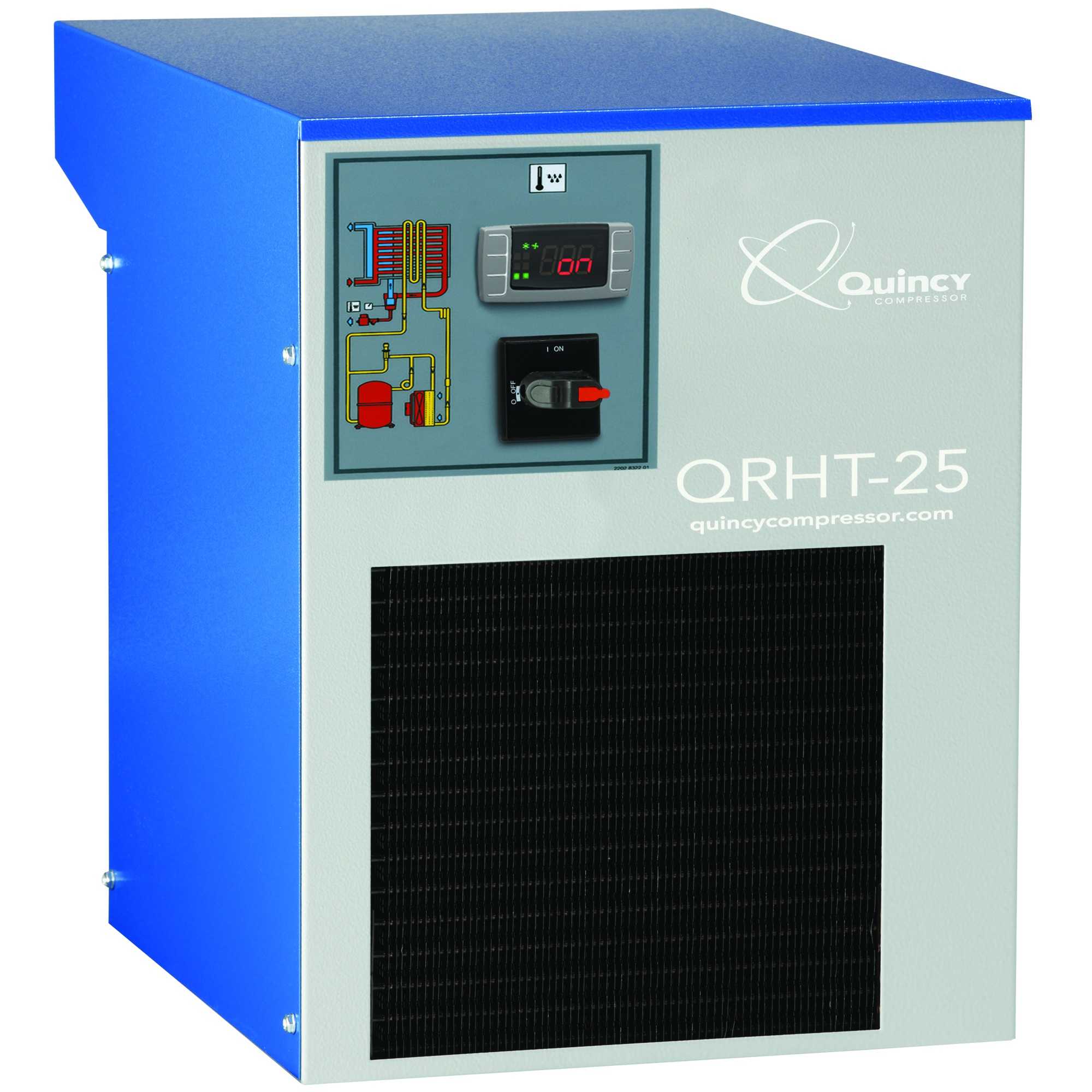 What type of filter does the air dryer use?