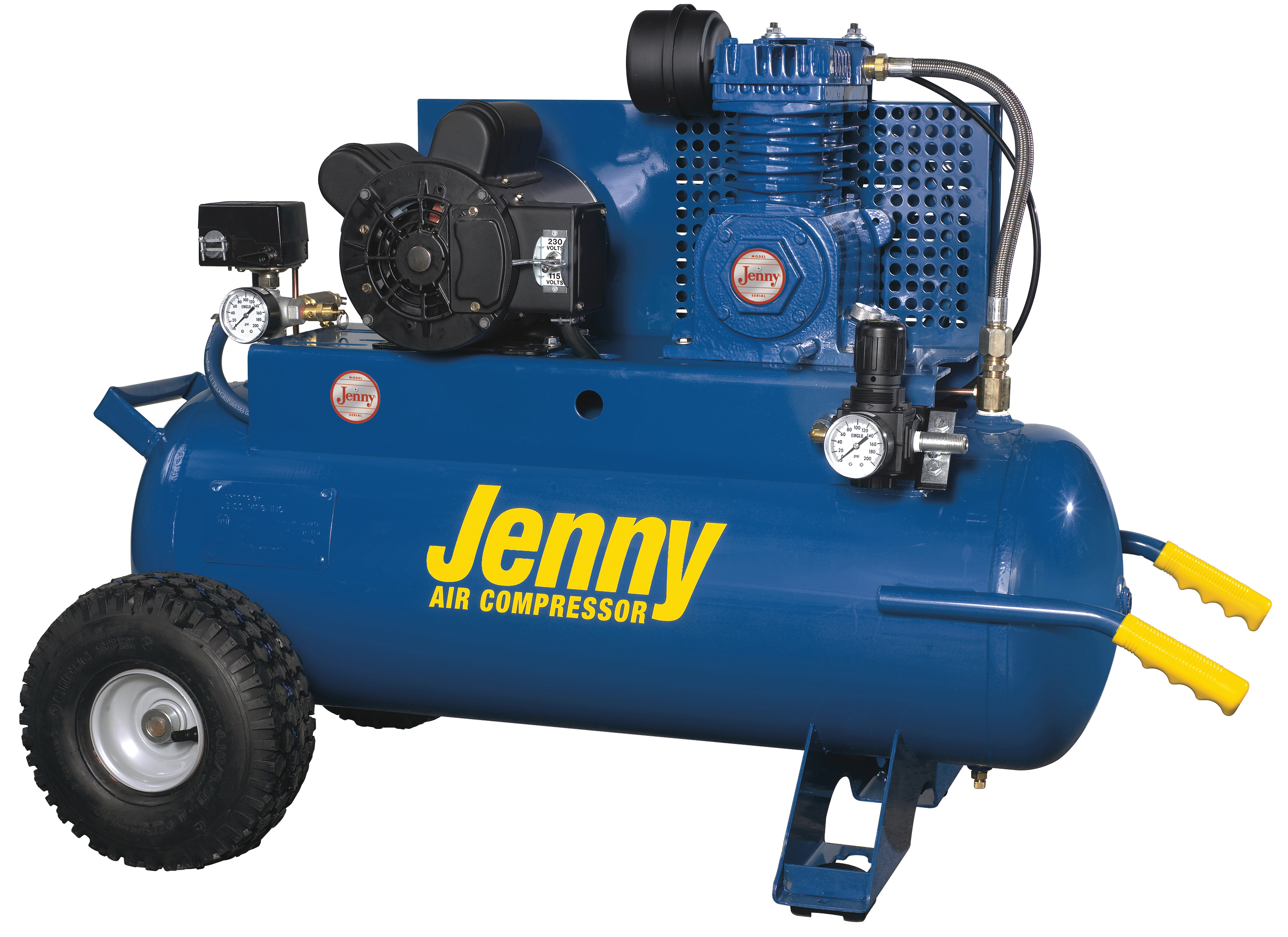 Jenny K15A-17P-115/1-SSC 1.5 HP 115 Volt Single Stage 17 Gallon Portable Air Compressor Start-Stop Controls Questions & Answers