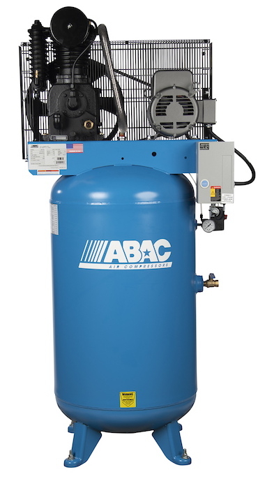 What is the capacity of the compressor tank?