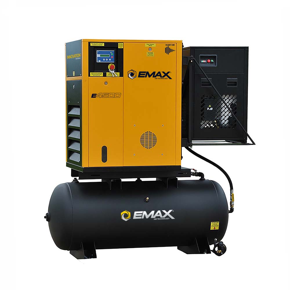 What is the benefit of the variable speed drive in this compressor?