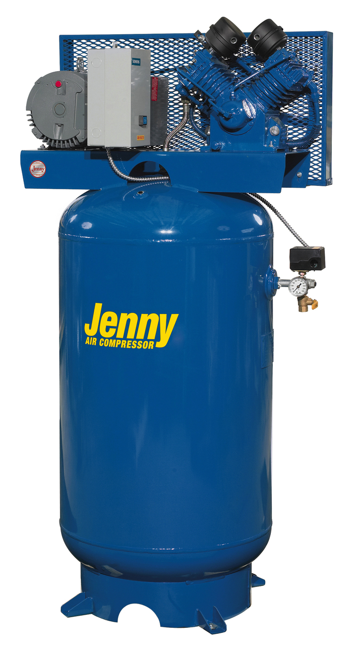 Jenny GT5B-80V-230/1 Two Stage 5 HP 230 Volt Single Phase 80 Gallon Air Compressor Questions & Answers