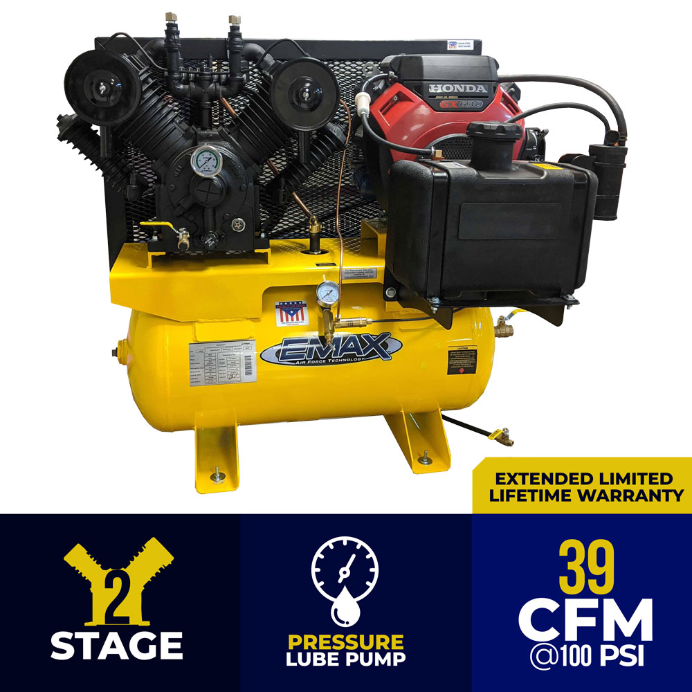 What is the CFM rating of the compressor?