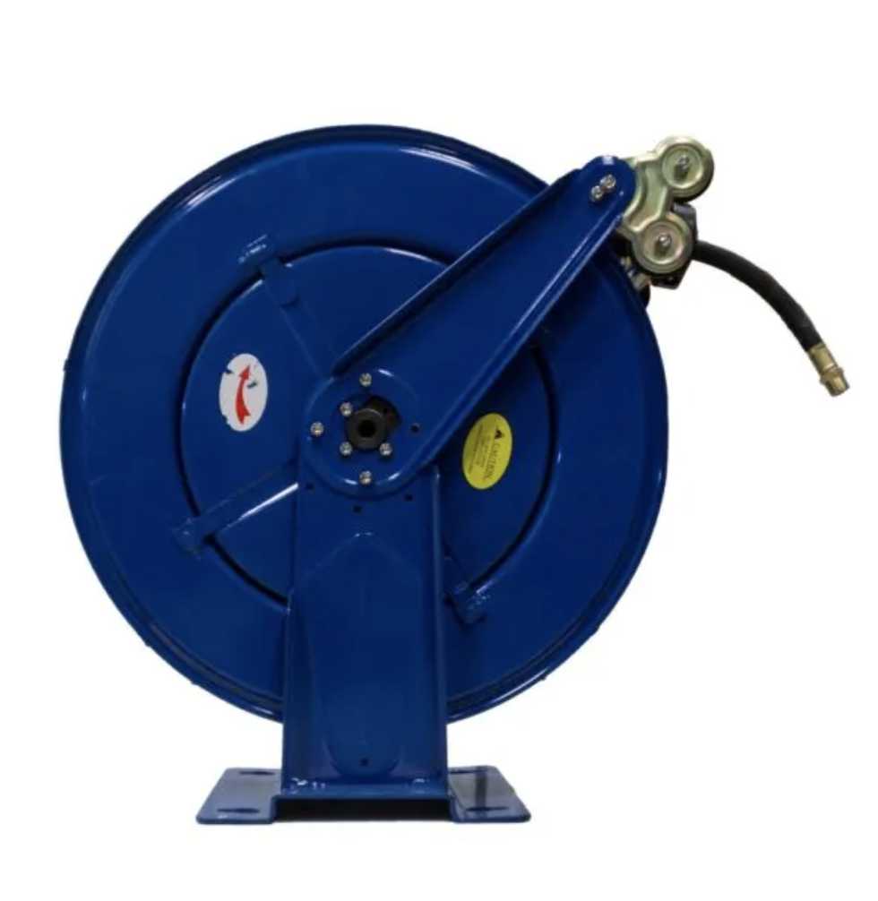 What type of finish does the hose reel have?