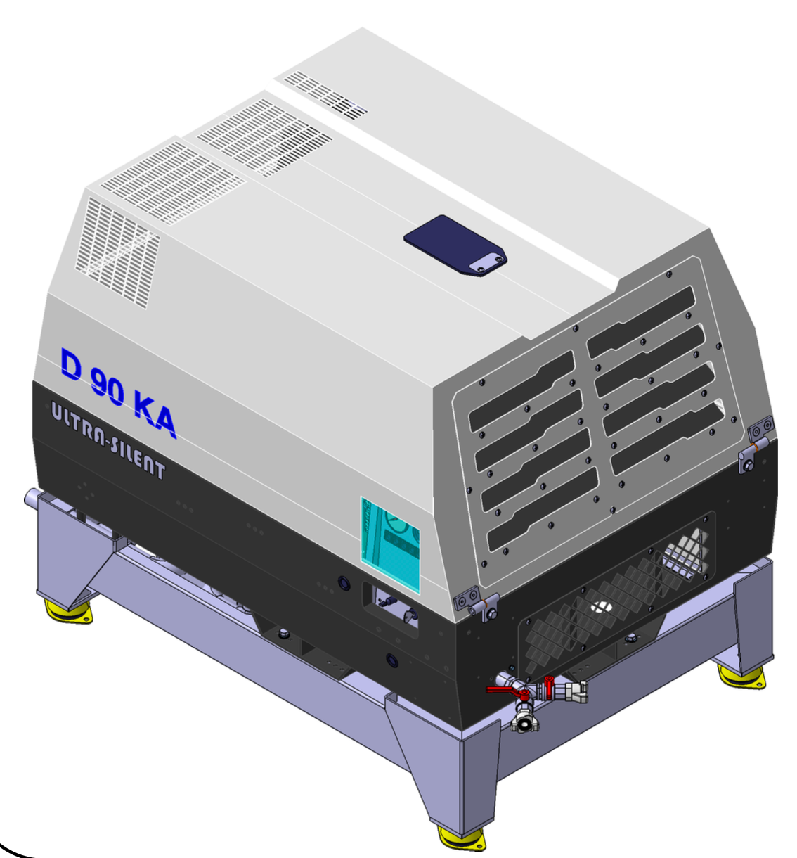 What are the operating and idle RPMs of the compressor?