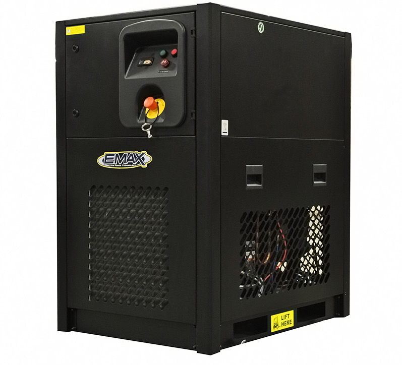 What is the maximum inlet temperature for this air dryer?