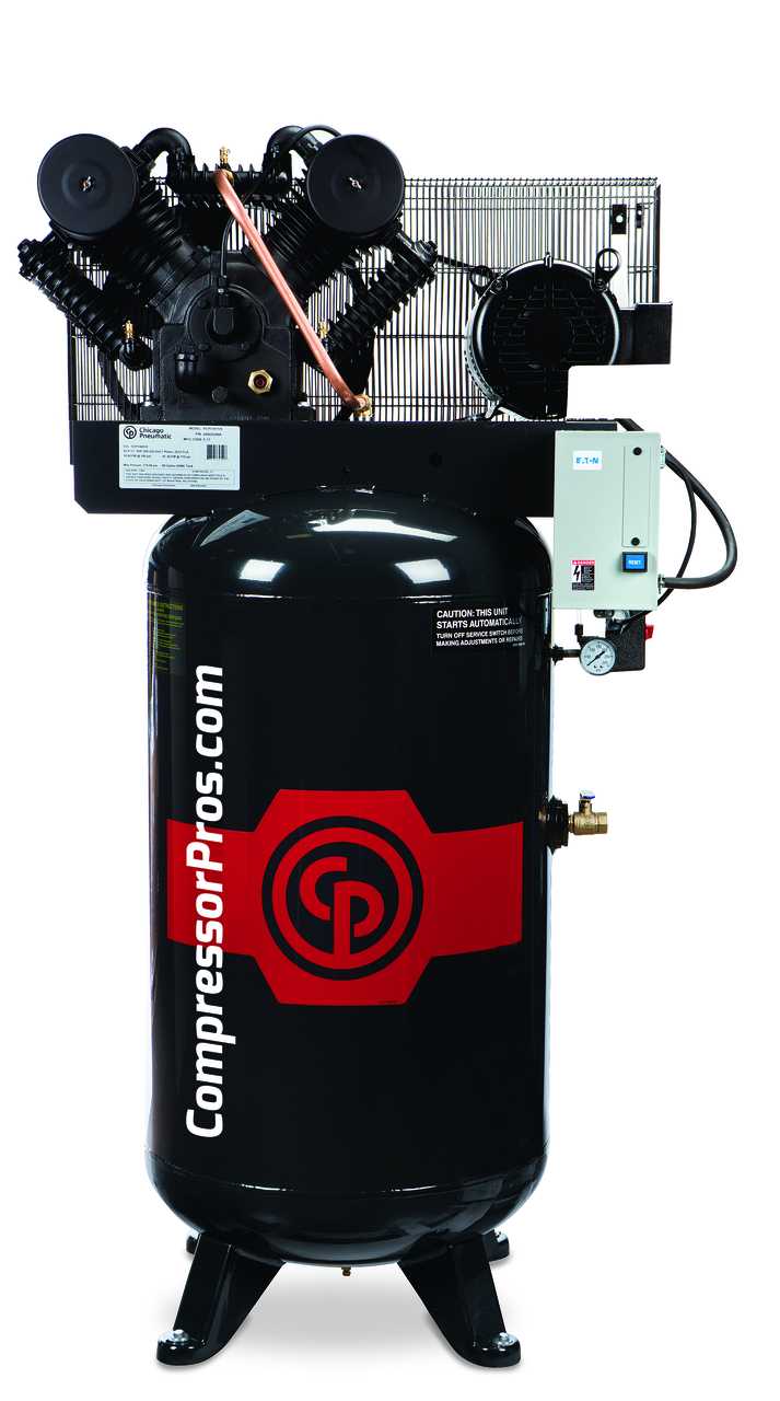 What voltage does the air compressor operate on?