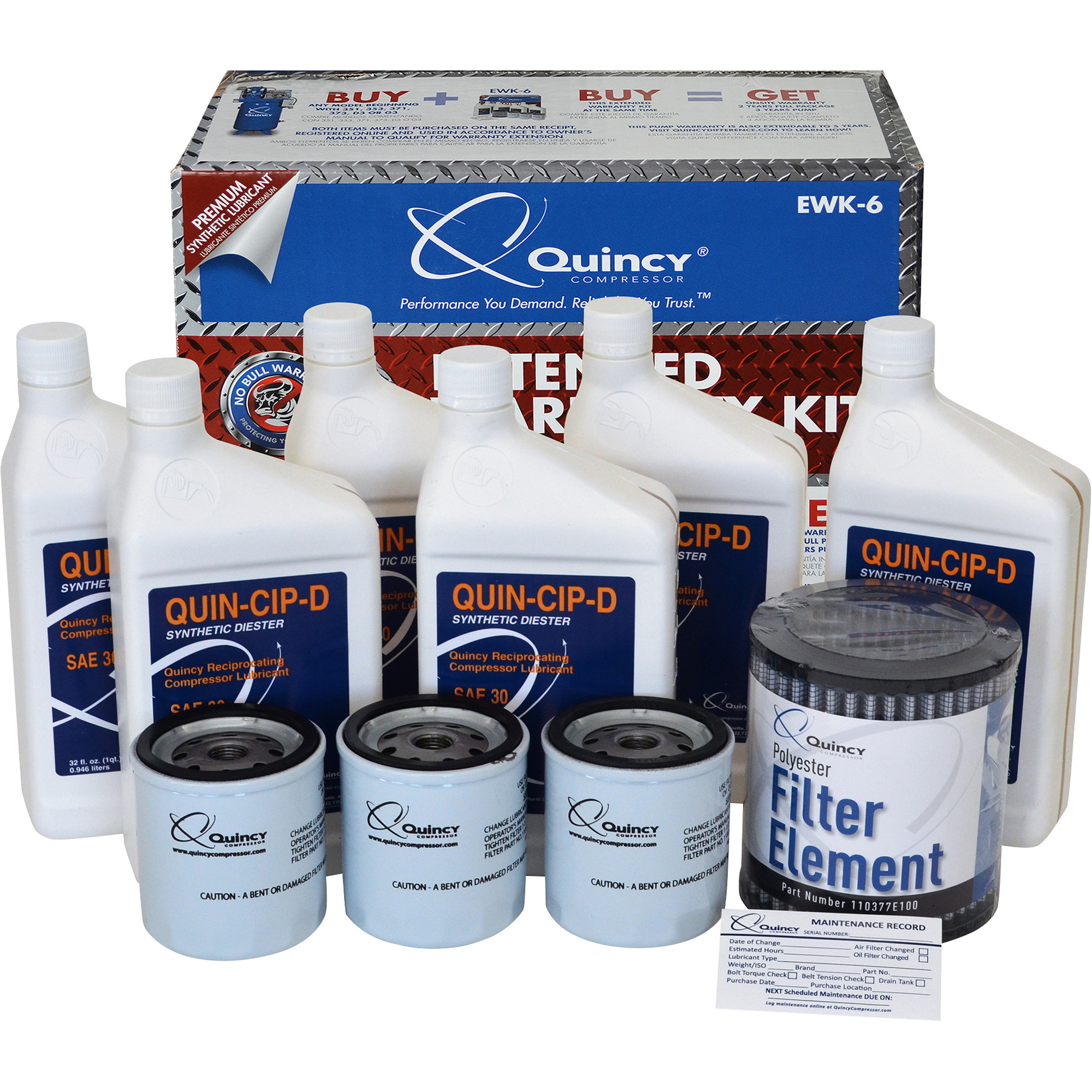 Quincy Extended Warranty Kit - EWK-6 Questions & Answers