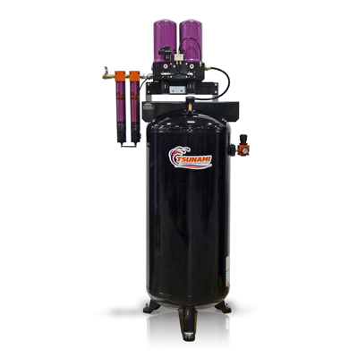 What type of drain does the dryer feature?