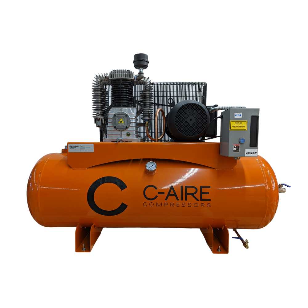 What voltage does the air compressor operate on?