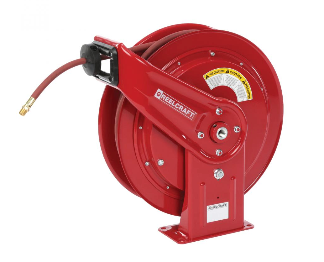 Reelcraft HD76075 OLP – 3/8 in. x 75 ft. Heavy Duty Mobile Base Hose Reel Questions & Answers