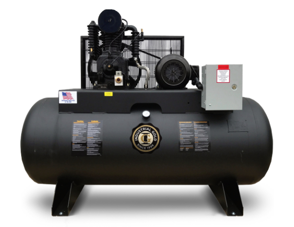 Industrial Gold CI7523E80H-P 7.5 HP Platinum Series 208-230 Volt Three Phase Two Stage Air Compressor Questions & Answers