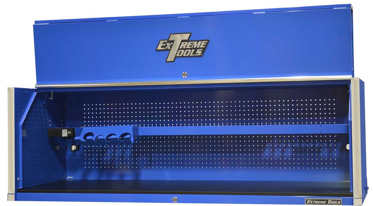 Extreme Tools 72" Professional Hutch RX722501HCBL (Blue) Questions & Answers
