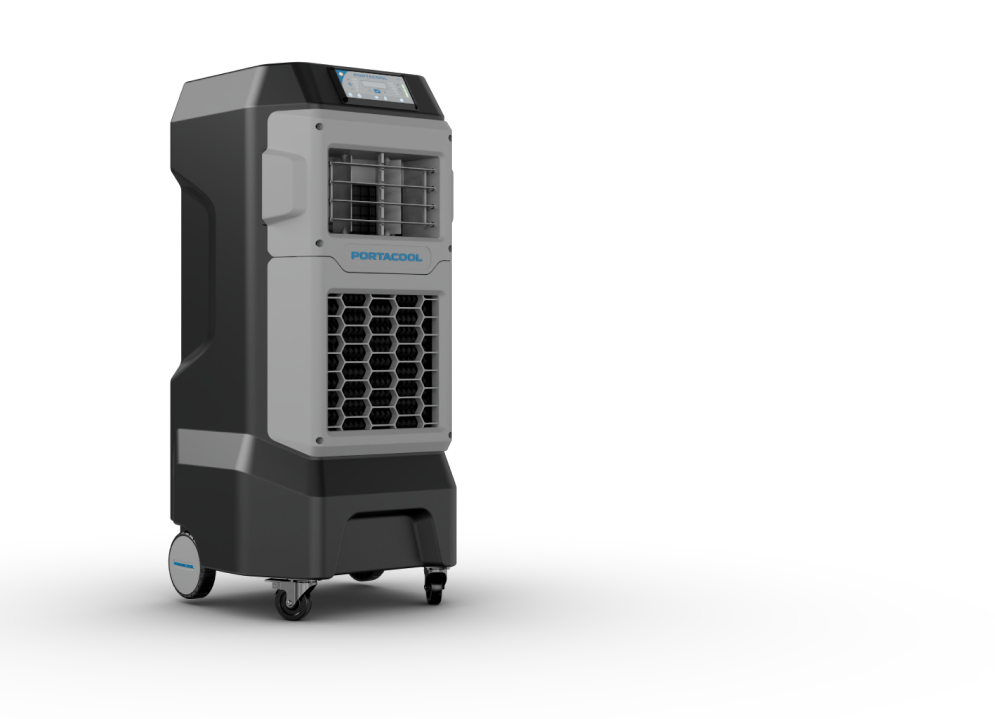 What is the width of the Portacool Apex 500 Evaporative Cooler?